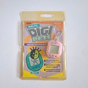90s Vtg Digi-Pet Pink Cute Pet Virtual Electronic Game Ashten Products NEW